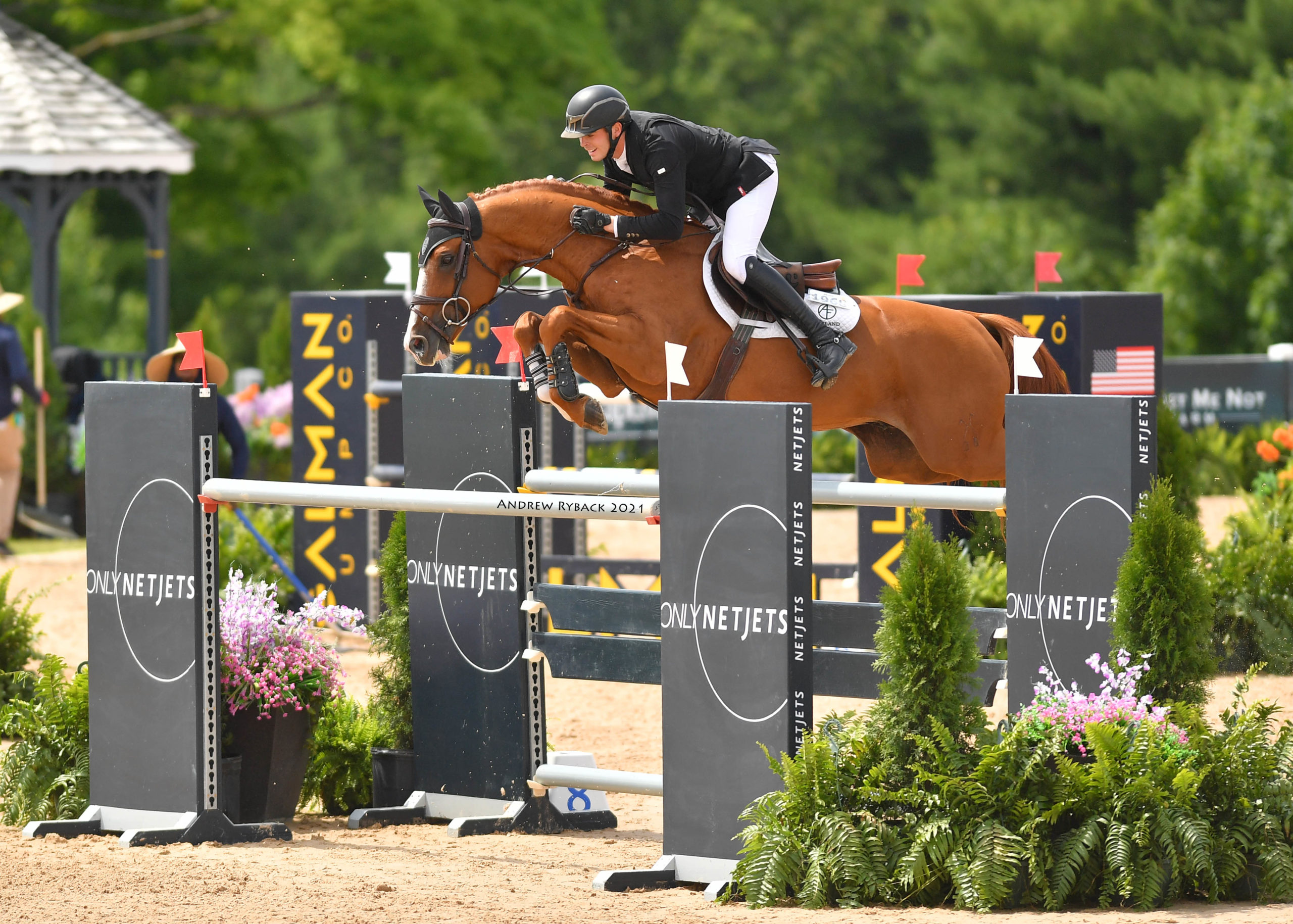 Cormac Hanley and RMF Chacco Top. Photo courtesy of Andrew Ryback Photography.