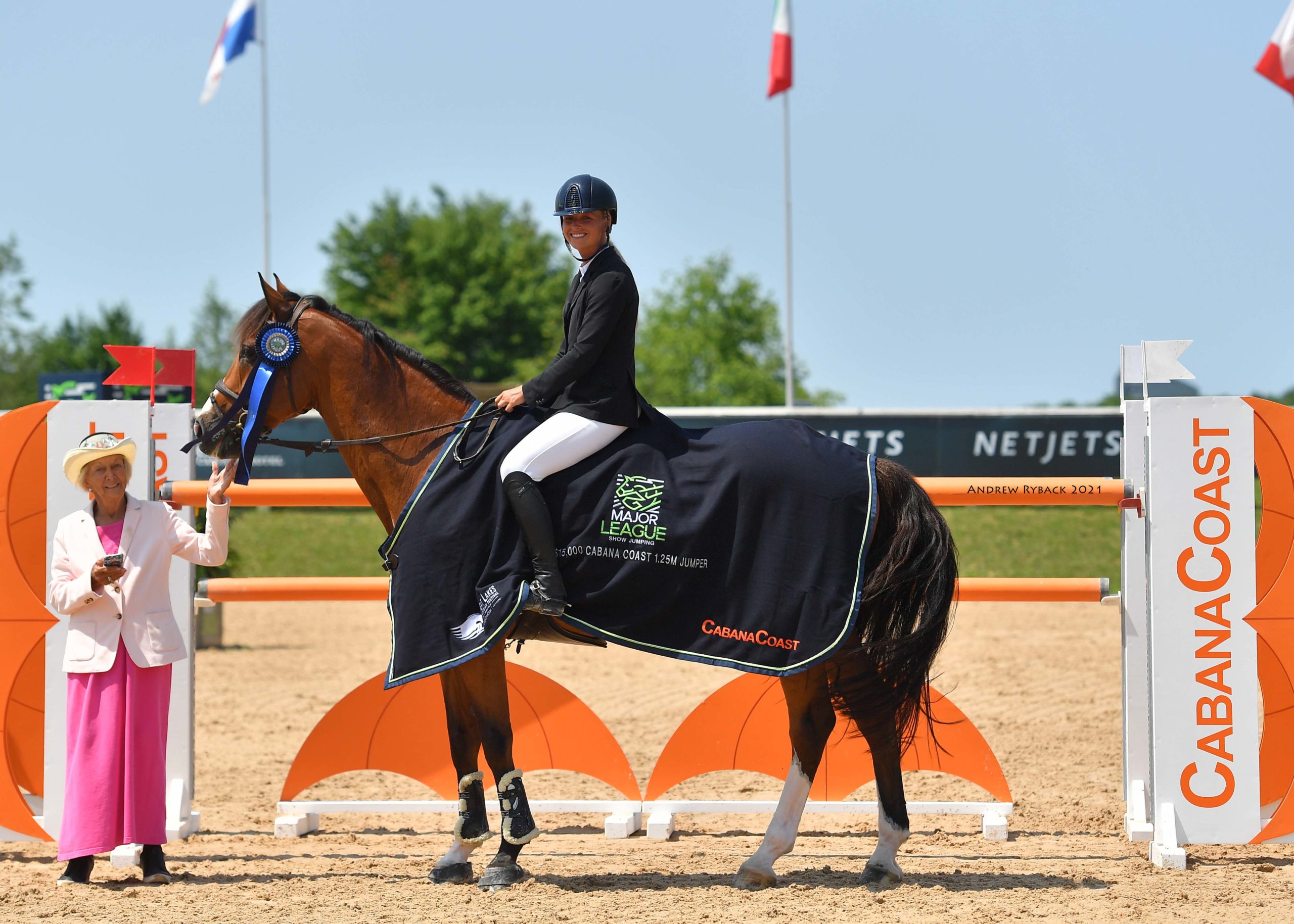 Kristen Vanderveen and Bull Run’s Agape. Photo courtesy of Andrew Ryback Photography.