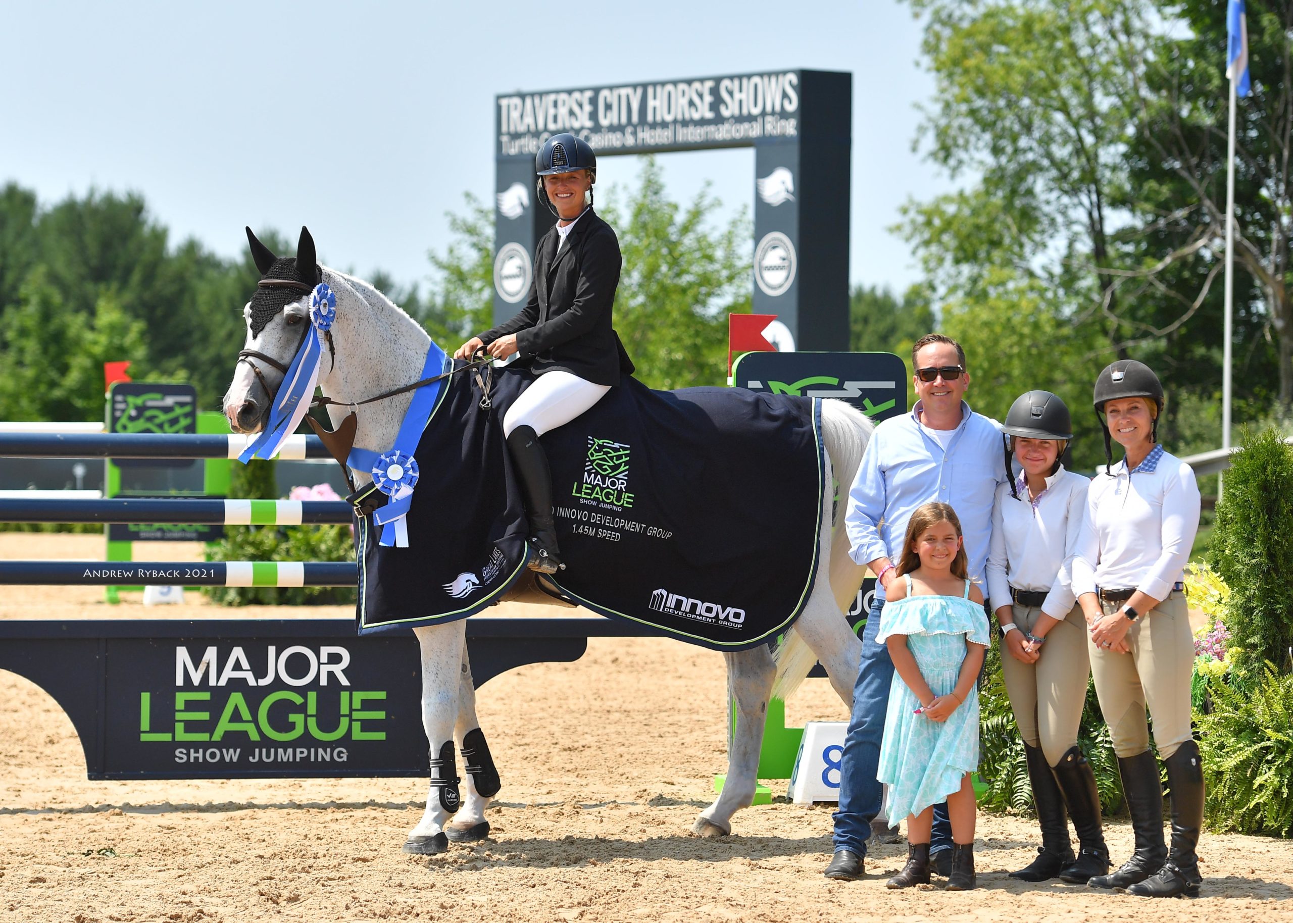 Kristen Vanderveen and Bull Run’s Faustino De Tili. Photo courtesy of Andrew Ryback Photography.
