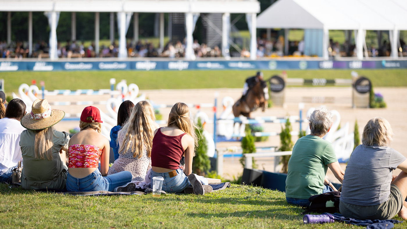 Crowds at Traverse City Horse Shows